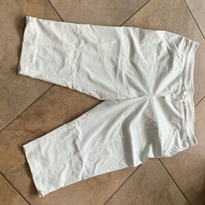 Chico's White Cropped Pants